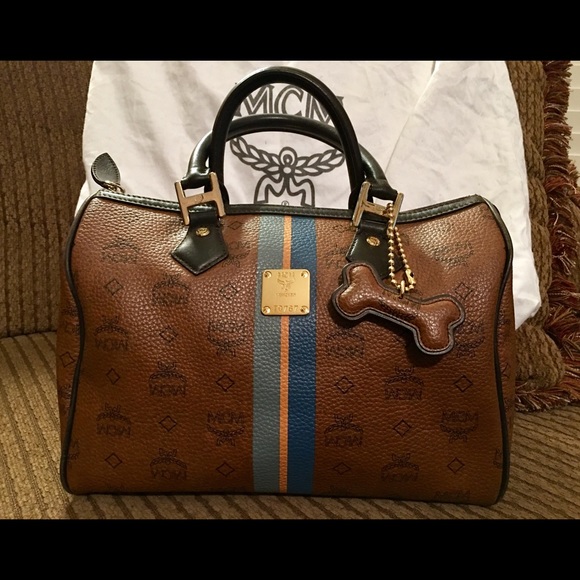 mcm dog bag